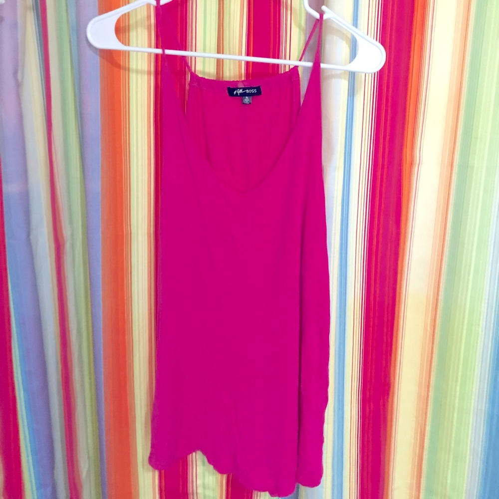 Pink Tank Type Top